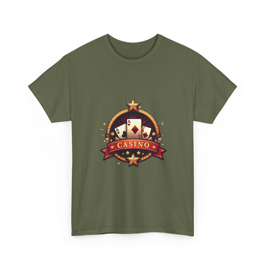Casino Playing Cards T-Shirt — Vintage Poker Logo Tee