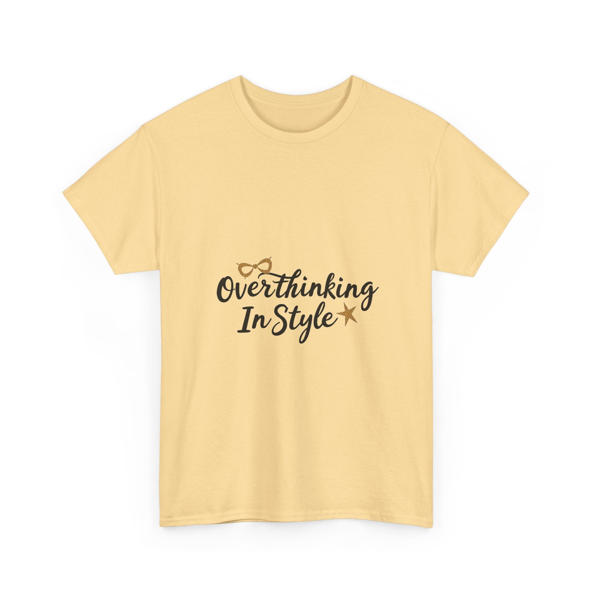 'Overthinking In Style' Funny Graphic Women’s Casual T-Shirt