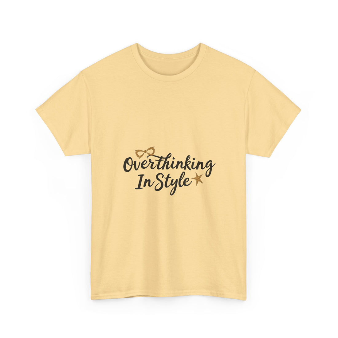 'Overthinking In Style' Funny Graphic Women’s Casual T-Shirt