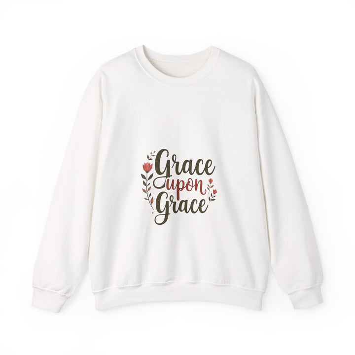 'Grace Upon Grace'  Floral Faith Crewneck Sweatshirt