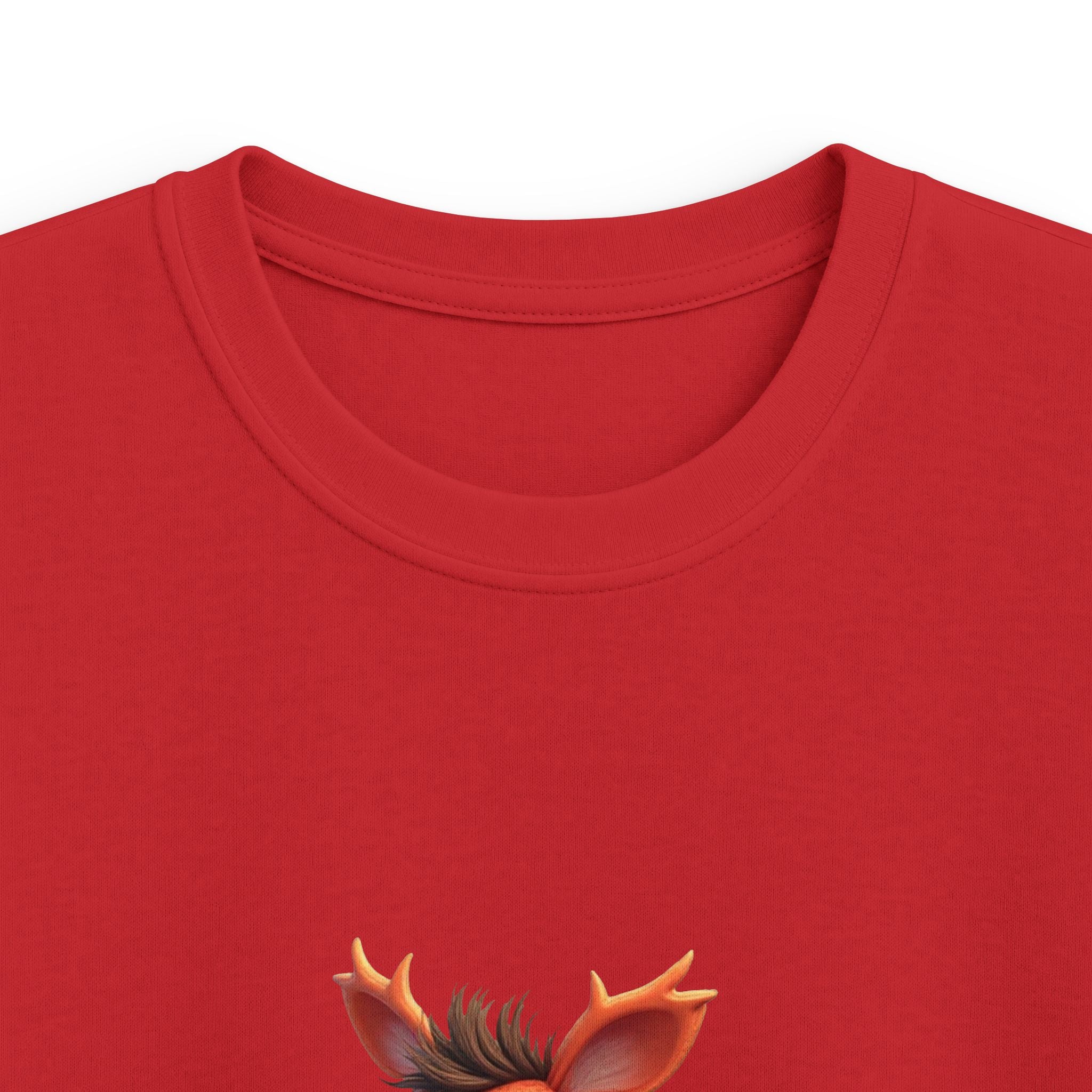 Playful Orange Fantasy Monster Kids Graphic T-Shirt