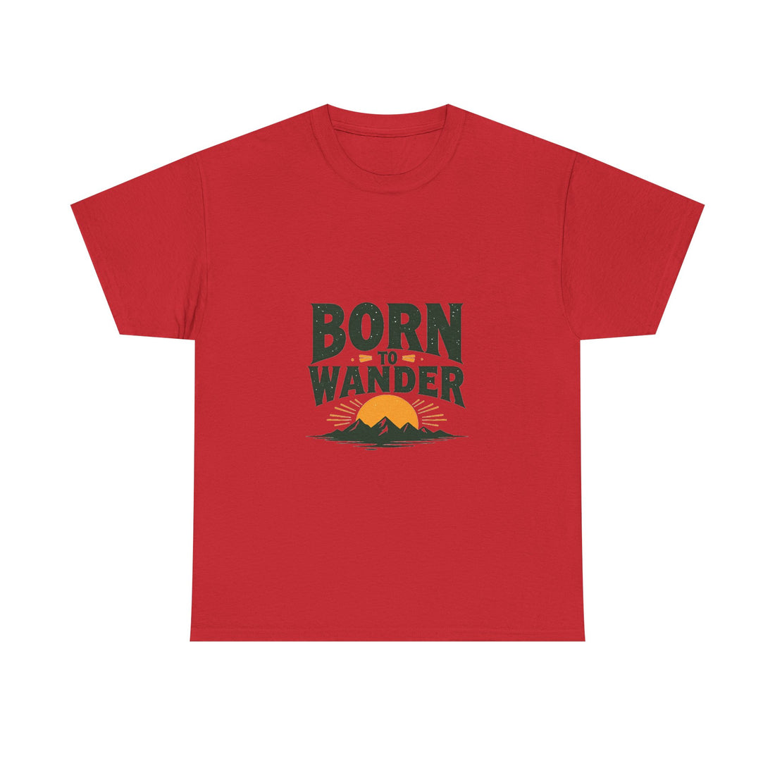 'Born to Wander' Retro Outdoor T-Shirt