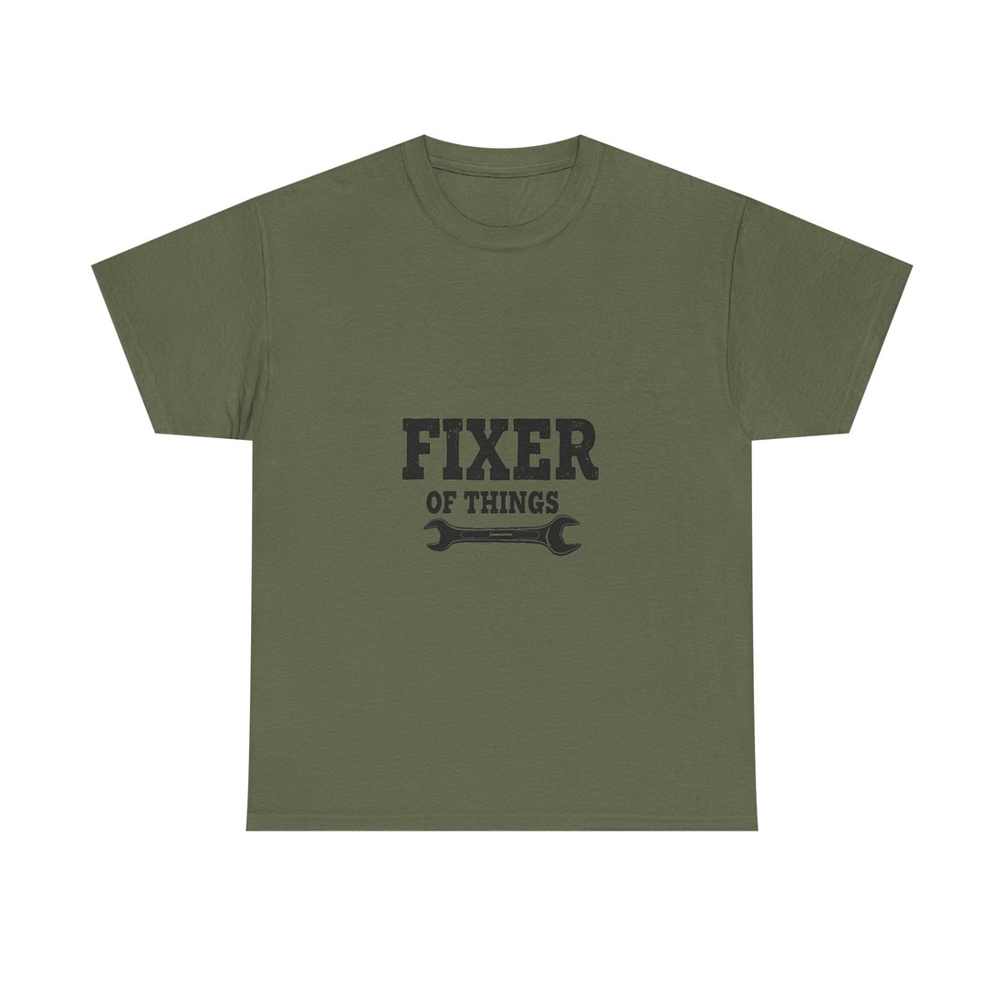 'Fixer of Things' Wrench Graphic T-Shirts for DIYers & Handymen