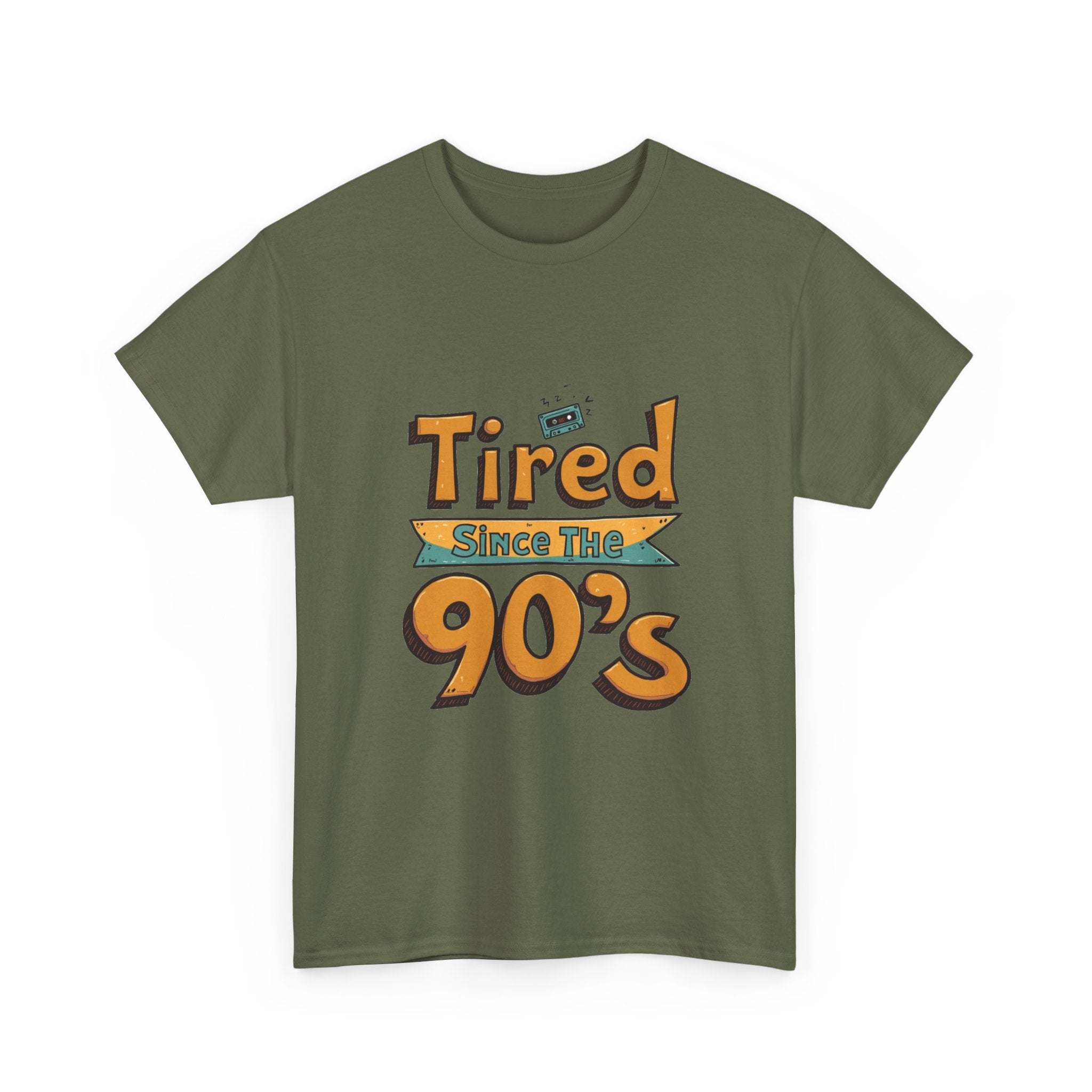 'Tired Since the 90's' Retro 90s Nostalgia T-Shirt