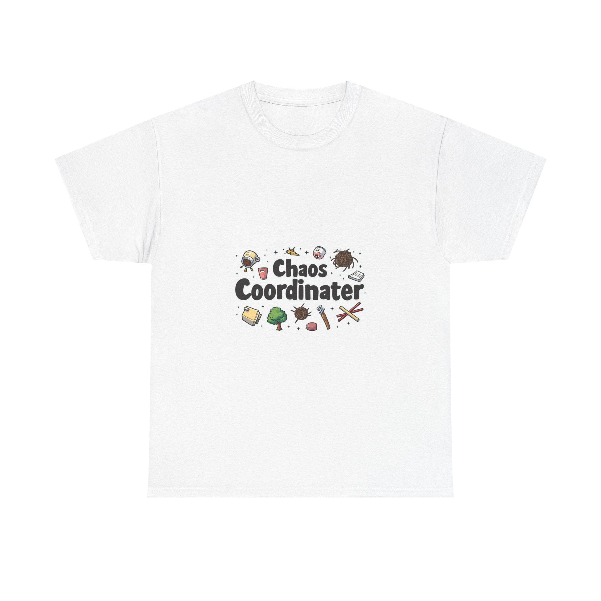 'Chaos Coordinater' Funny RPG Dice & Adventure Icons T-Shirt