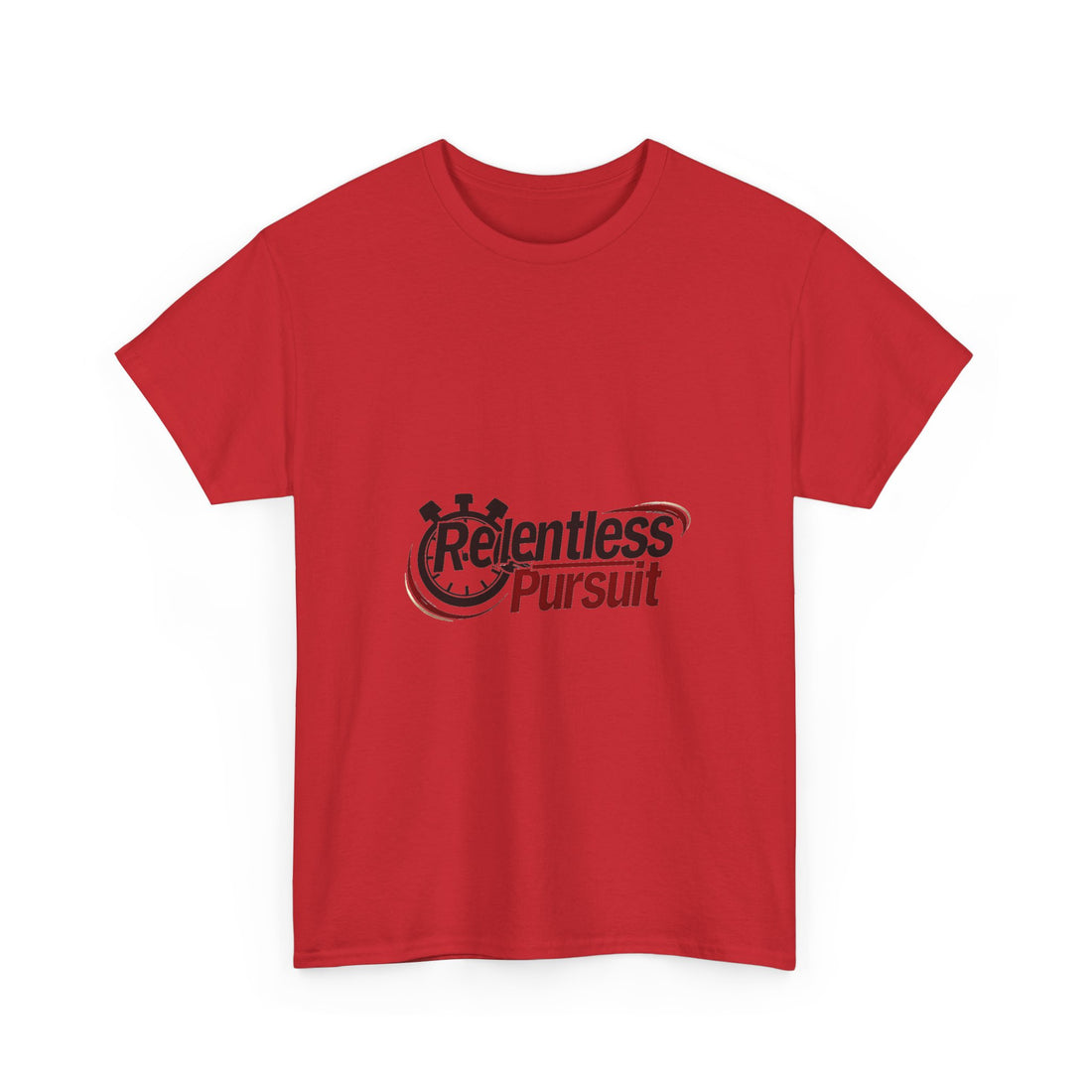 Relentless Pursuit Graphic Motivational Stopwatch Design T-Shirt