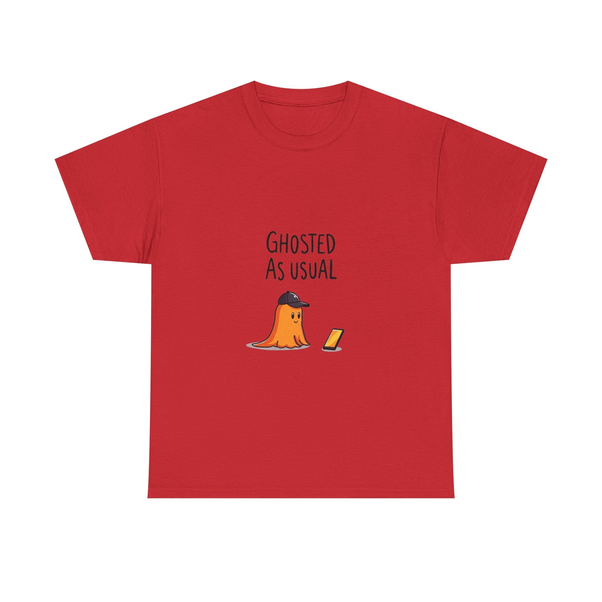 'Ghosted As Usual' Funny Halloween Ghost T-Shirt