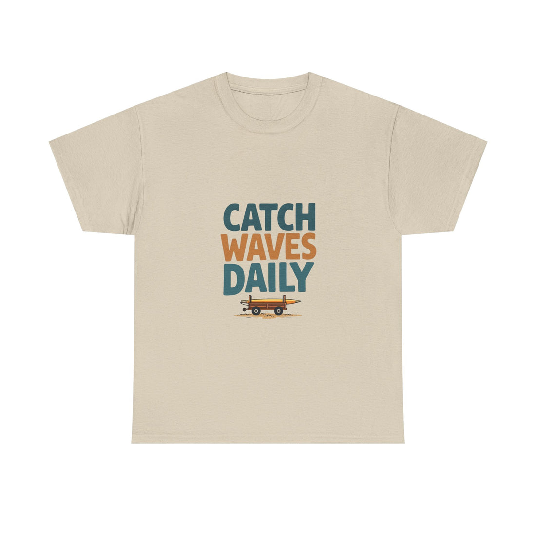Catch Waves Daily Retro Surf Van T-Shirt