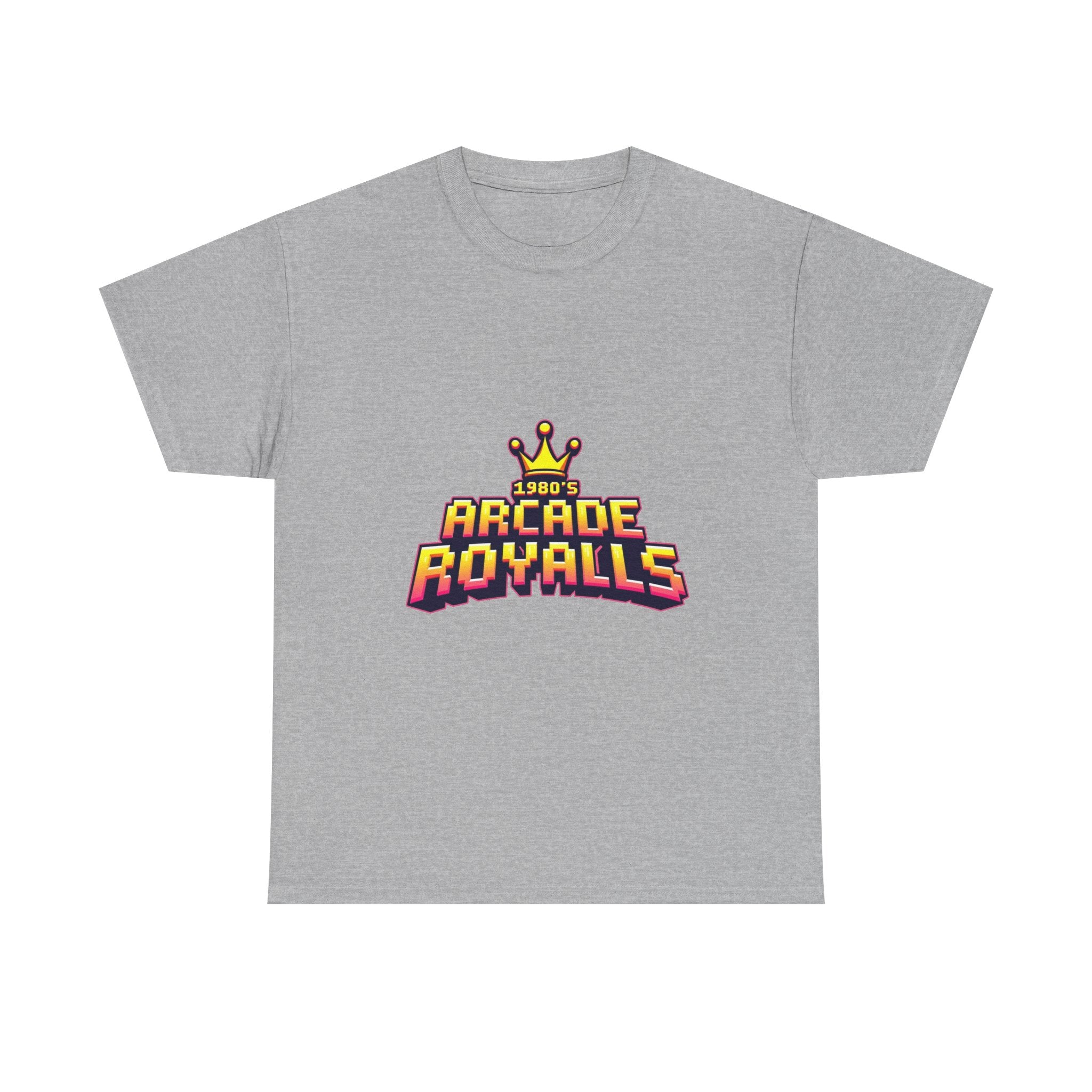 'Arcade Royalls Logo' Retro Gaming Crown T-Shirt
