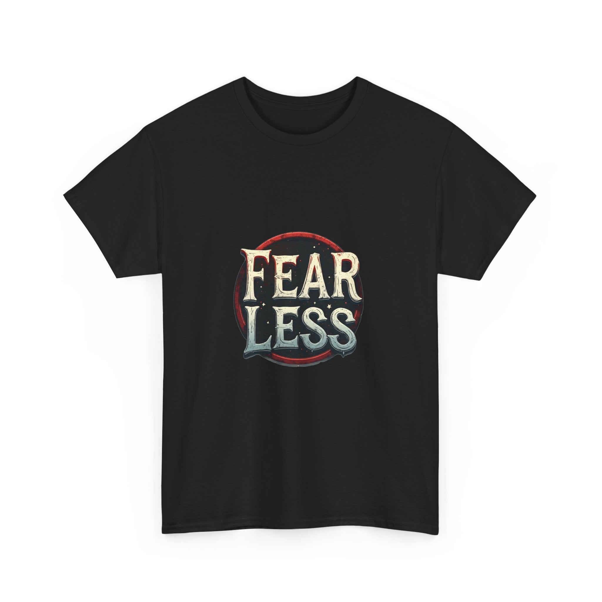 'Fearless Vintage' Graphic Retro Courage Inspirational T-Shirt