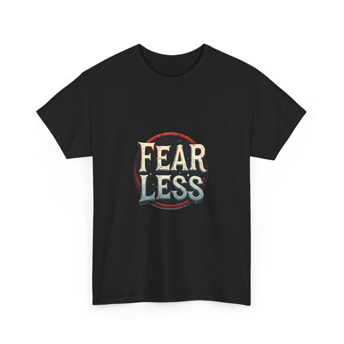 'Fearless Vintage' Graphic Retro Courage Inspirational T-Shirt