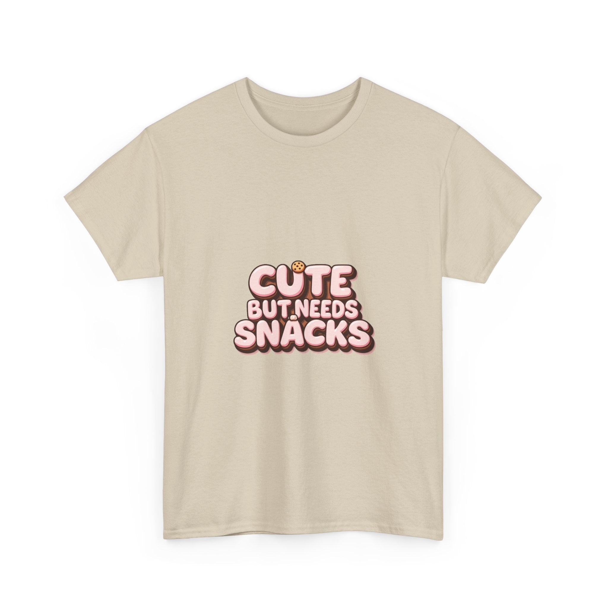 "Cute But Needs Snacks" Graphic T-Shirt