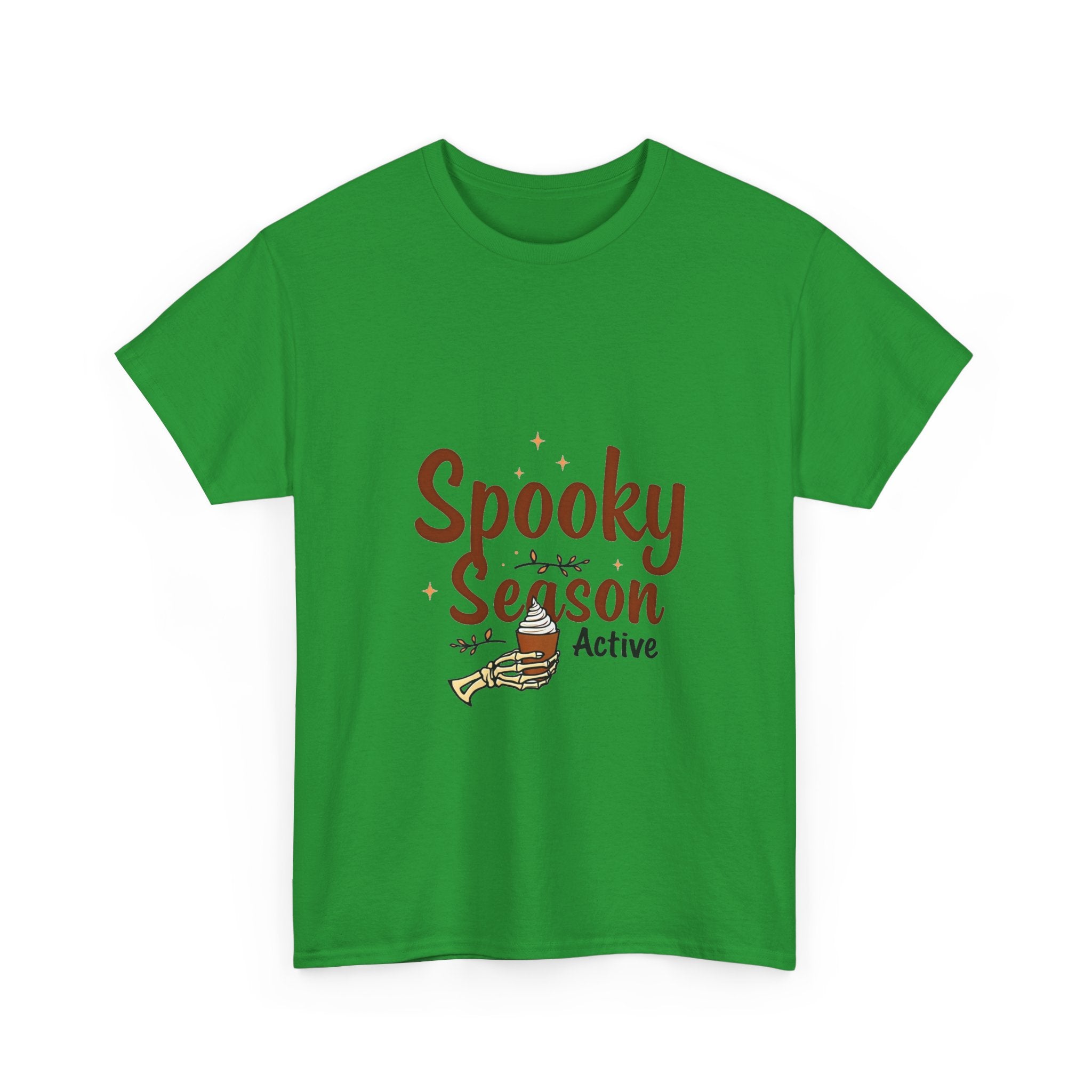 'Spooky Season Active' T-Shirt Halloween Pumpkin Graphic Tee