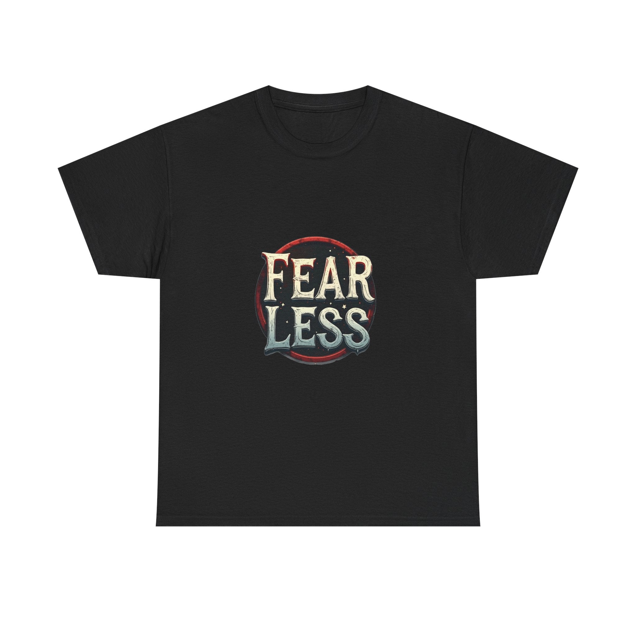 'Fearless Vintage' Graphic Retro Courage Inspirational T-Shirt