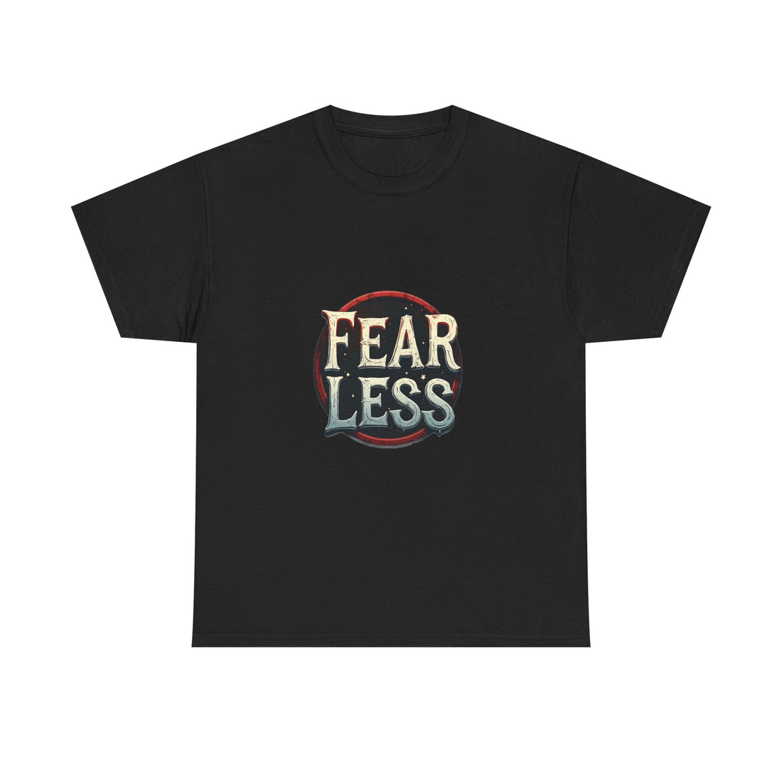 'Fearless Vintage' Graphic Retro Courage Inspirational T-Shirt