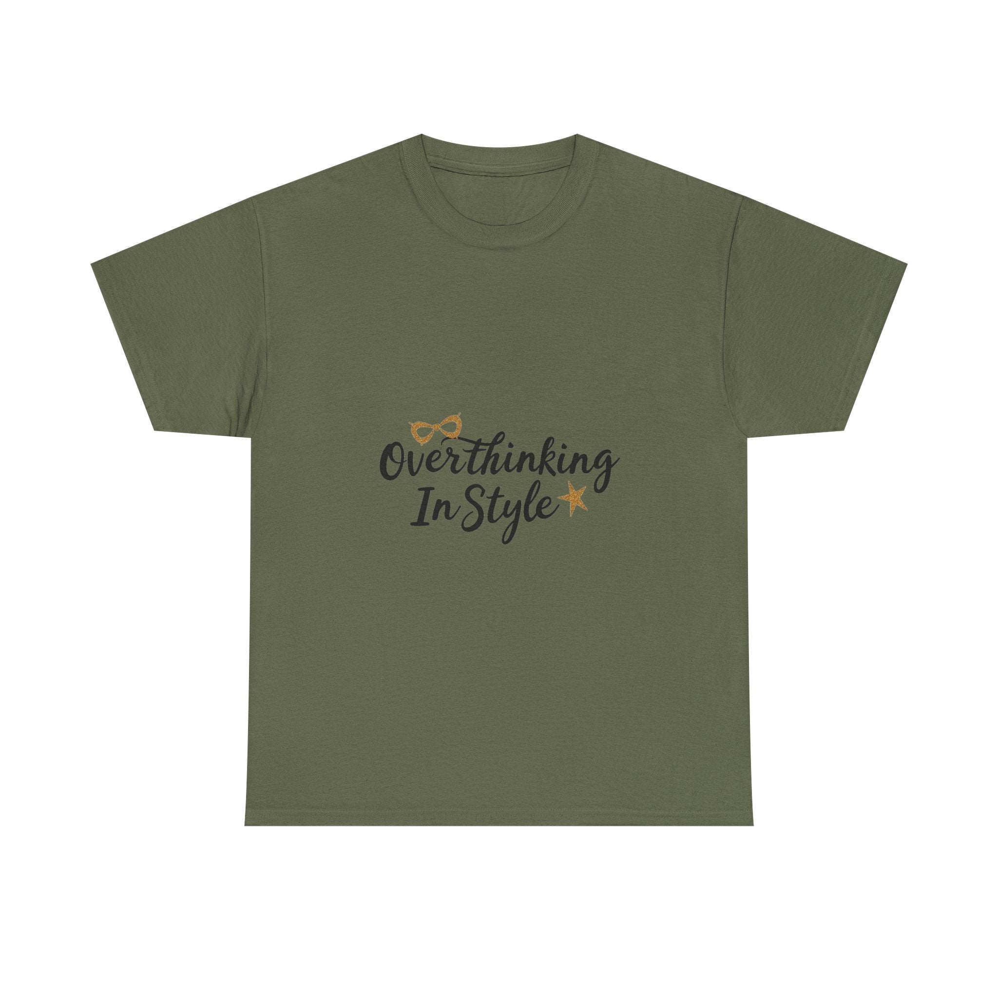 'Overthinking In Style' Funny Graphic Women’s Casual T-Shirt