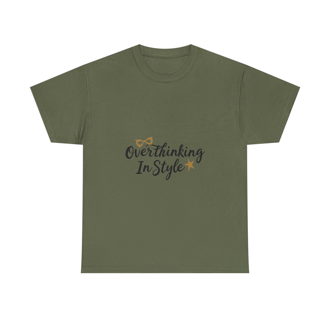 'Overthinking In Style' Funny Graphic Women’s Casual T-Shirt