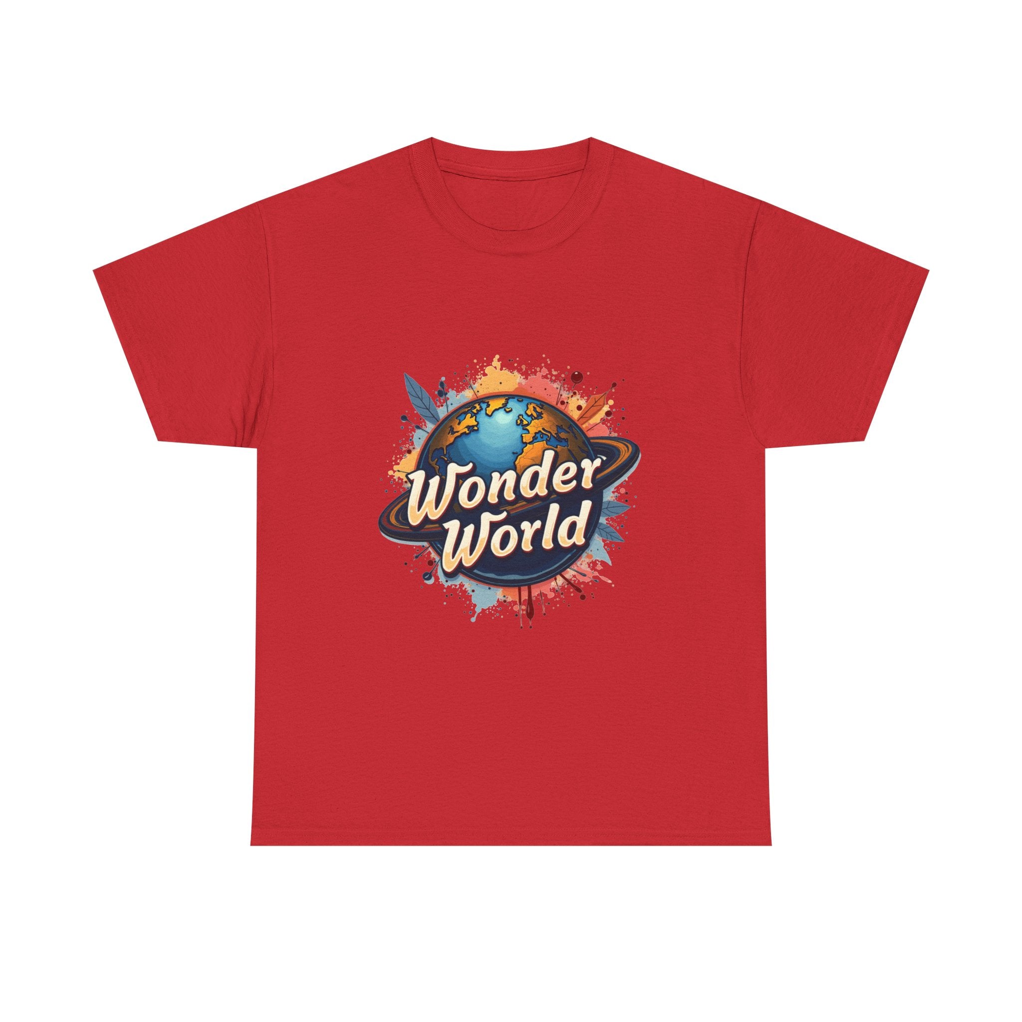 Wonder World Retro Earth Logo T-Shirt