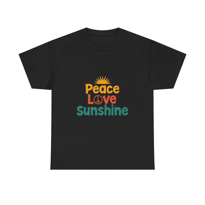 'Peace Love Sunshine' T‑Shirt