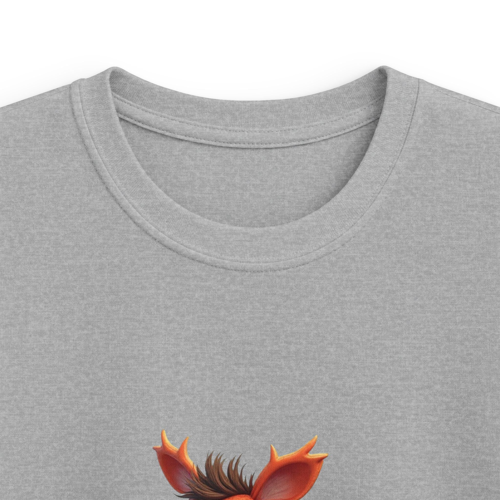 Playful Orange Fantasy Monster Kids Graphic T-Shirt