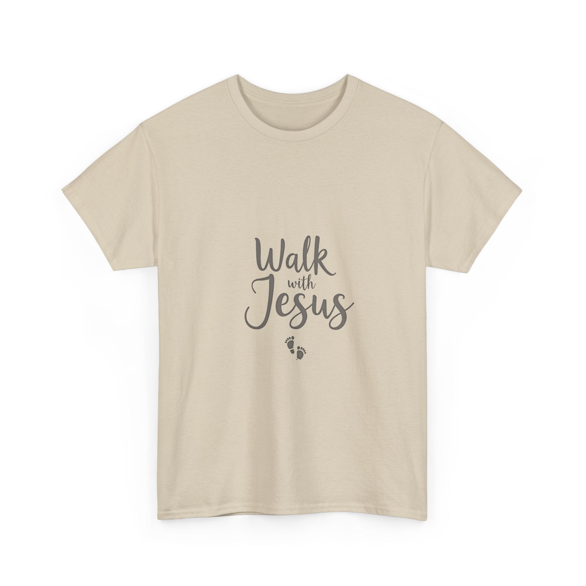 'Walk with Jesus" Footprint Edition Faith T-Shirt