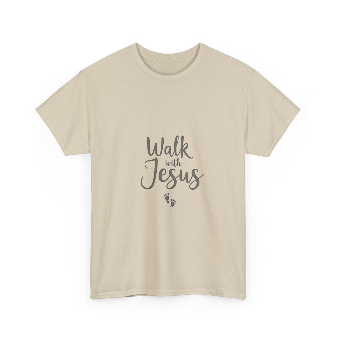 'Walk with Jesus" Footprint Edition Faith T-Shirt