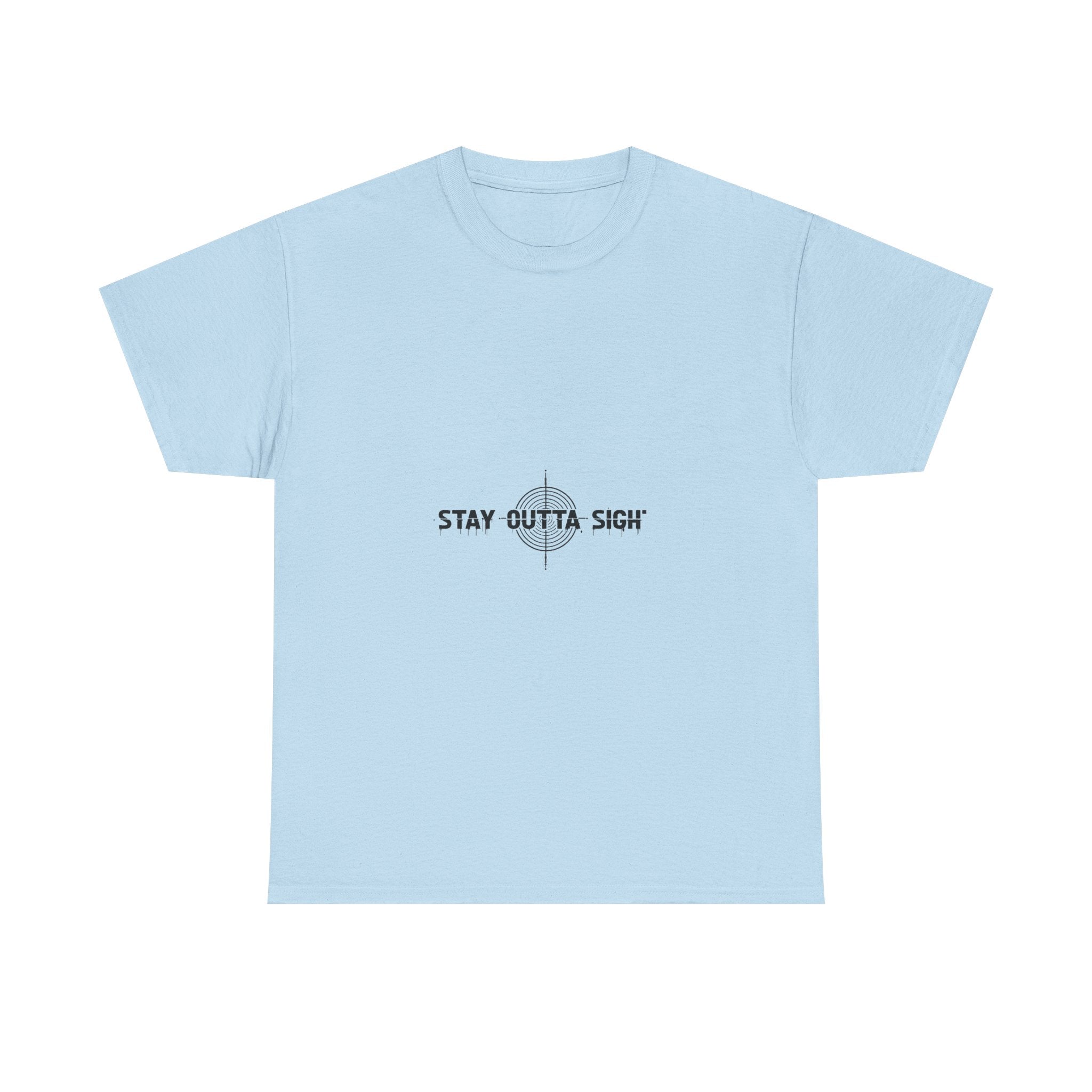 Stay Outta Sight Minimal Crosshair Graphic T-Shirt