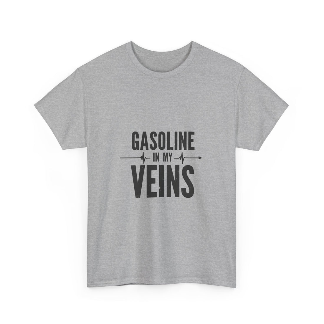 'Gasoline In My Veins' Vintage Mechanic Motorbike T-Shirt