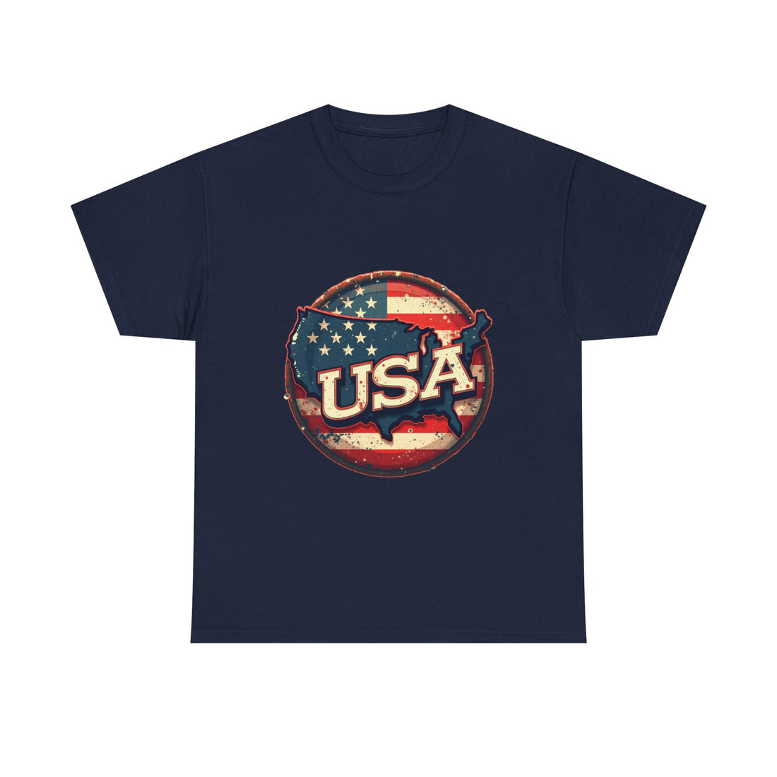 USA Vintage Flag Patriotic Fourth of July T-Shirt