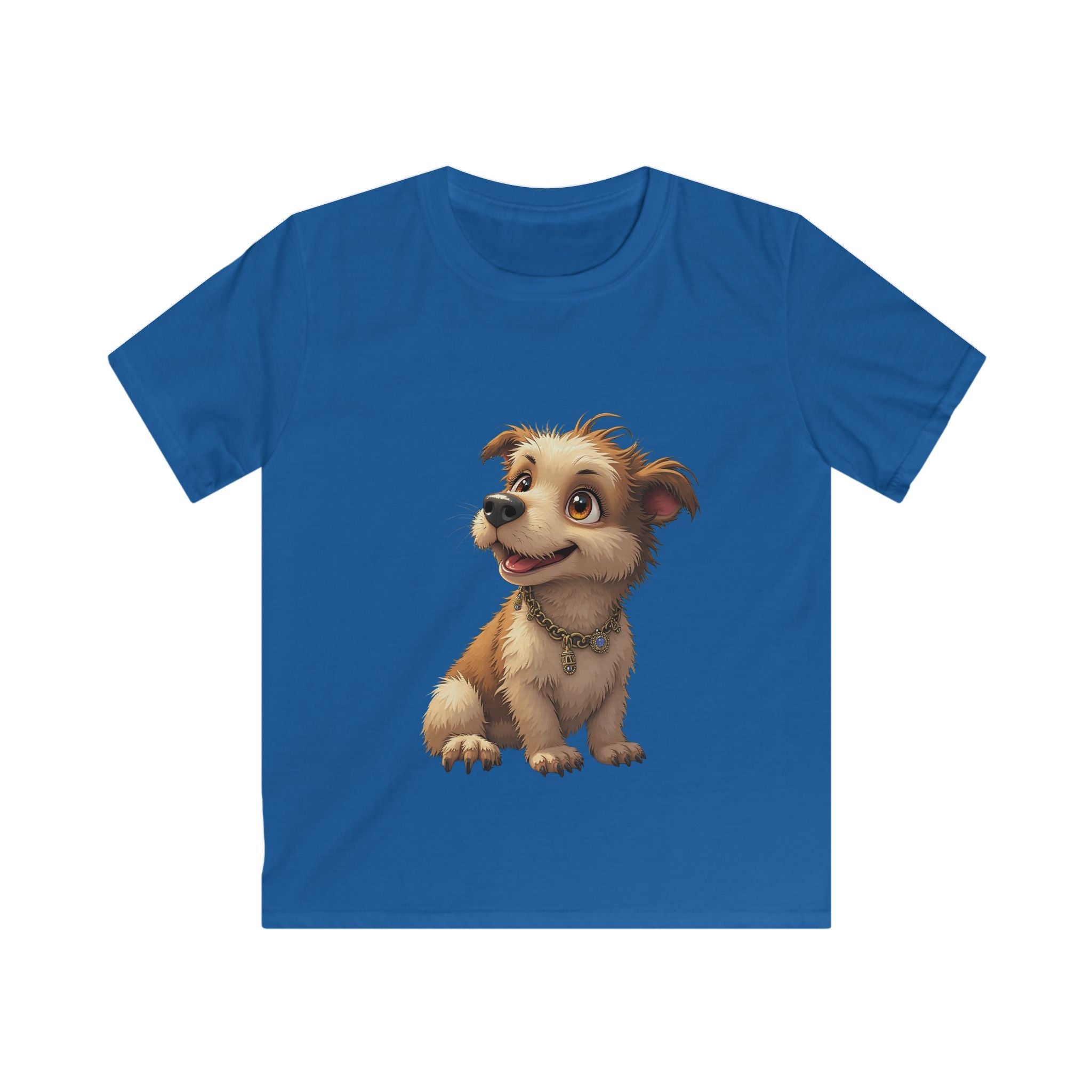 Puppy Graphic Cute Happy Dog Shirt for Children