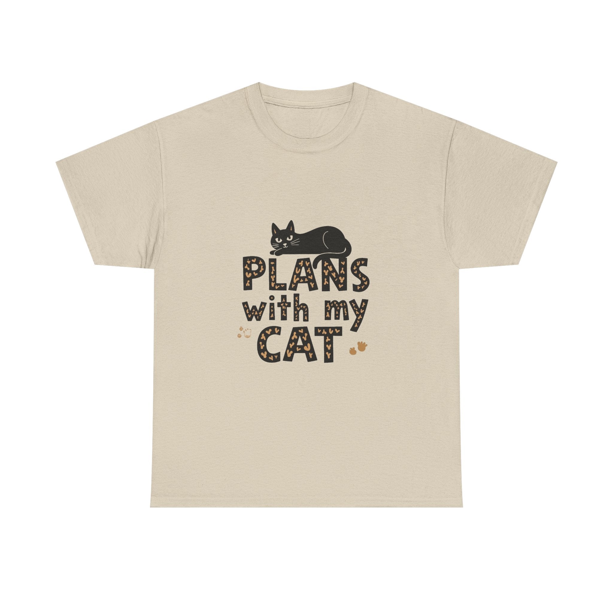 "Plans With My Cat" Graphic T-Shirt