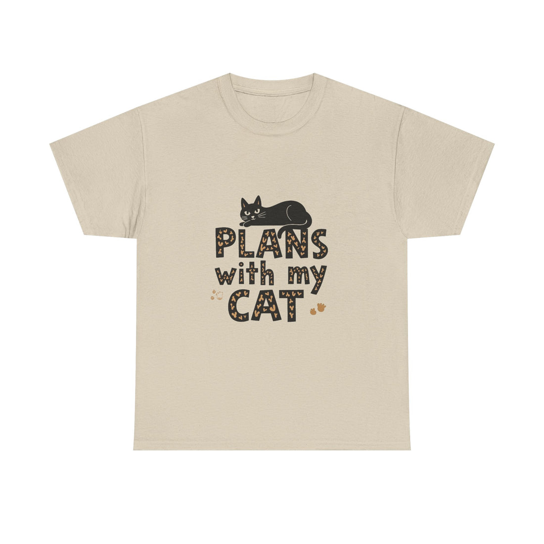 "Plans With My Cat" Graphic T-Shirt