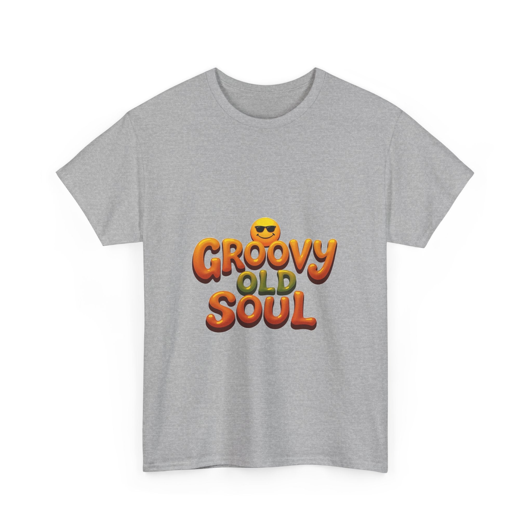 Groovy Old Soul Retro 70s Emoji Graphic T-Shirt