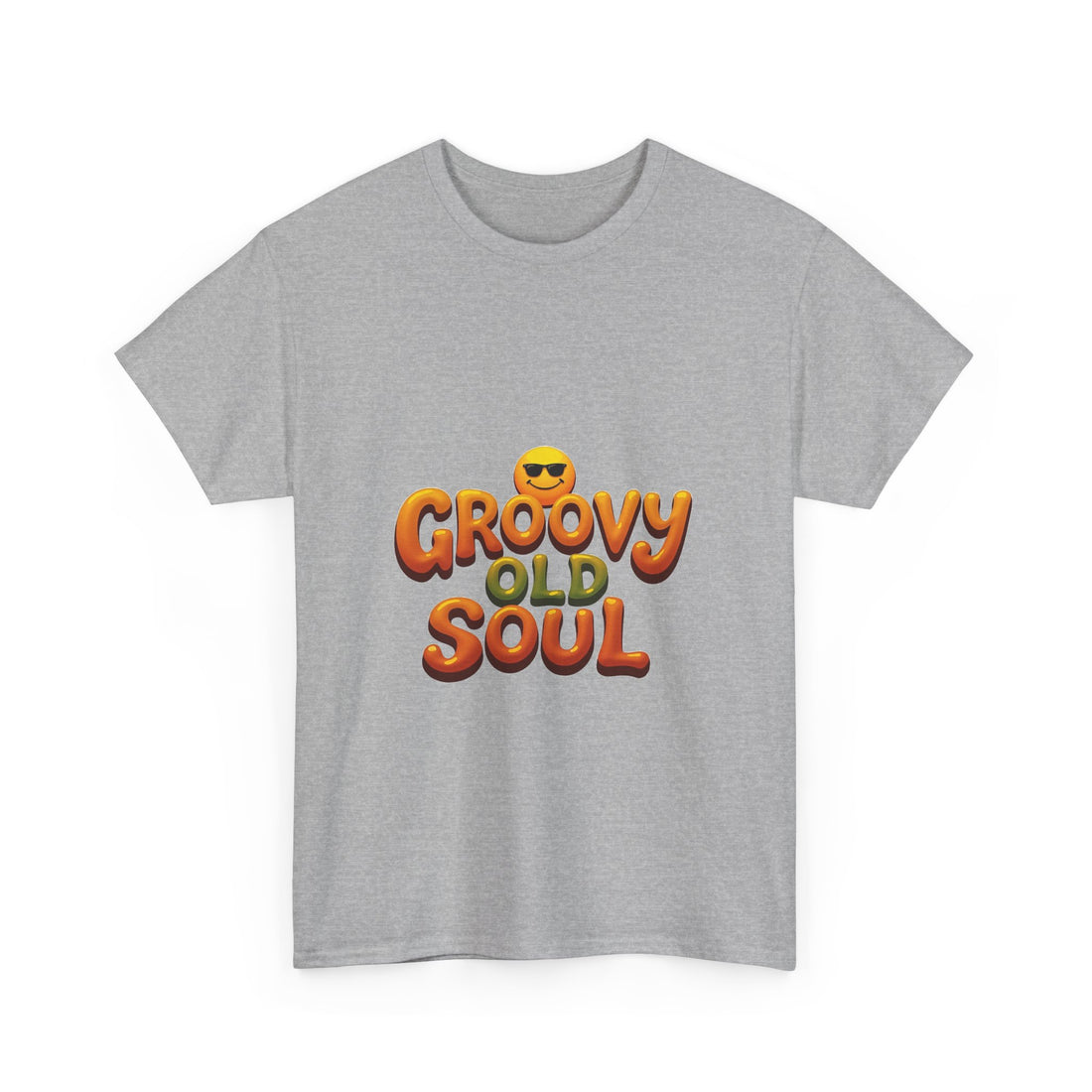 Groovy Old Soul Retro 70s Emoji Graphic T-Shirt