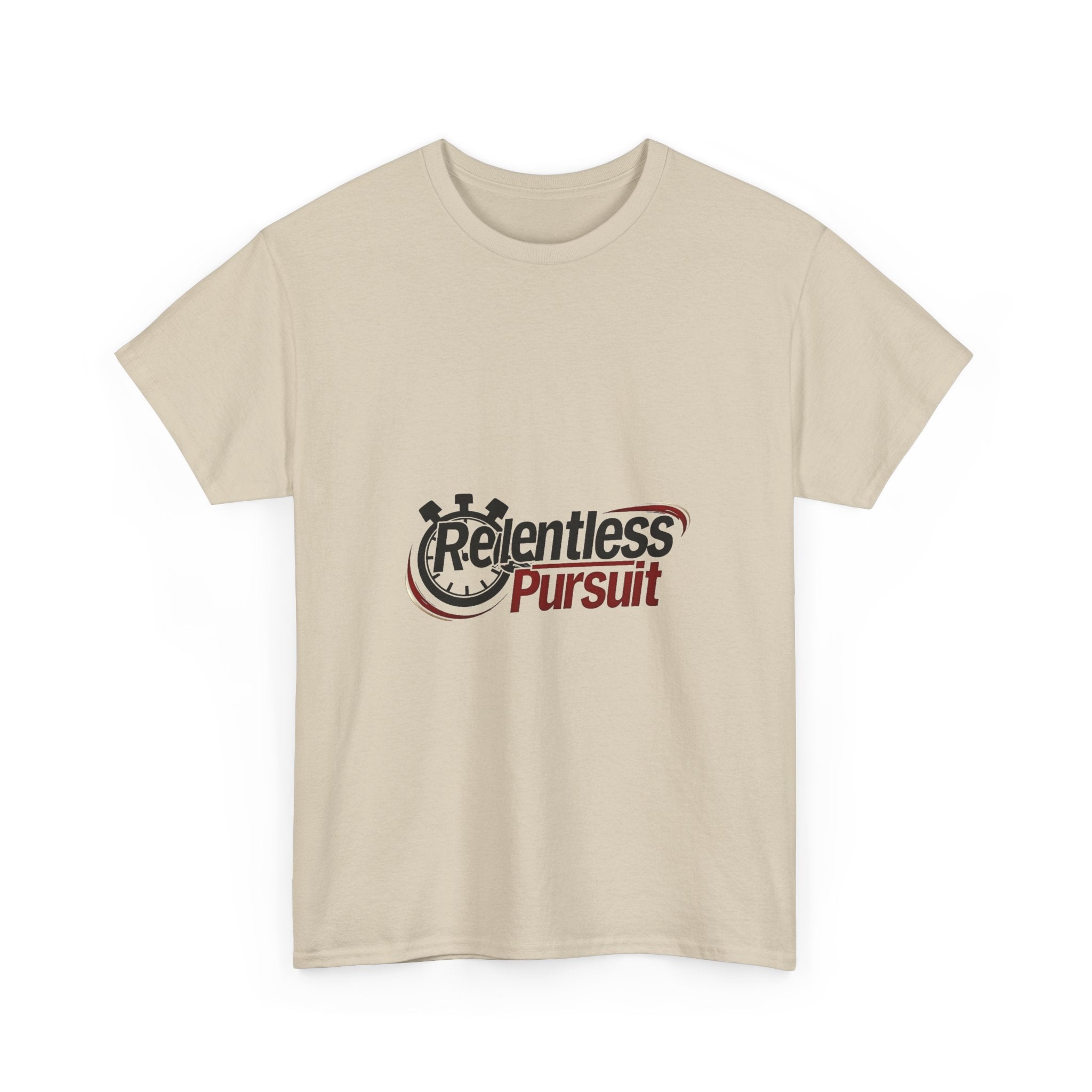 Relentless Pursuit Graphic Motivational Stopwatch Design T-Shirt