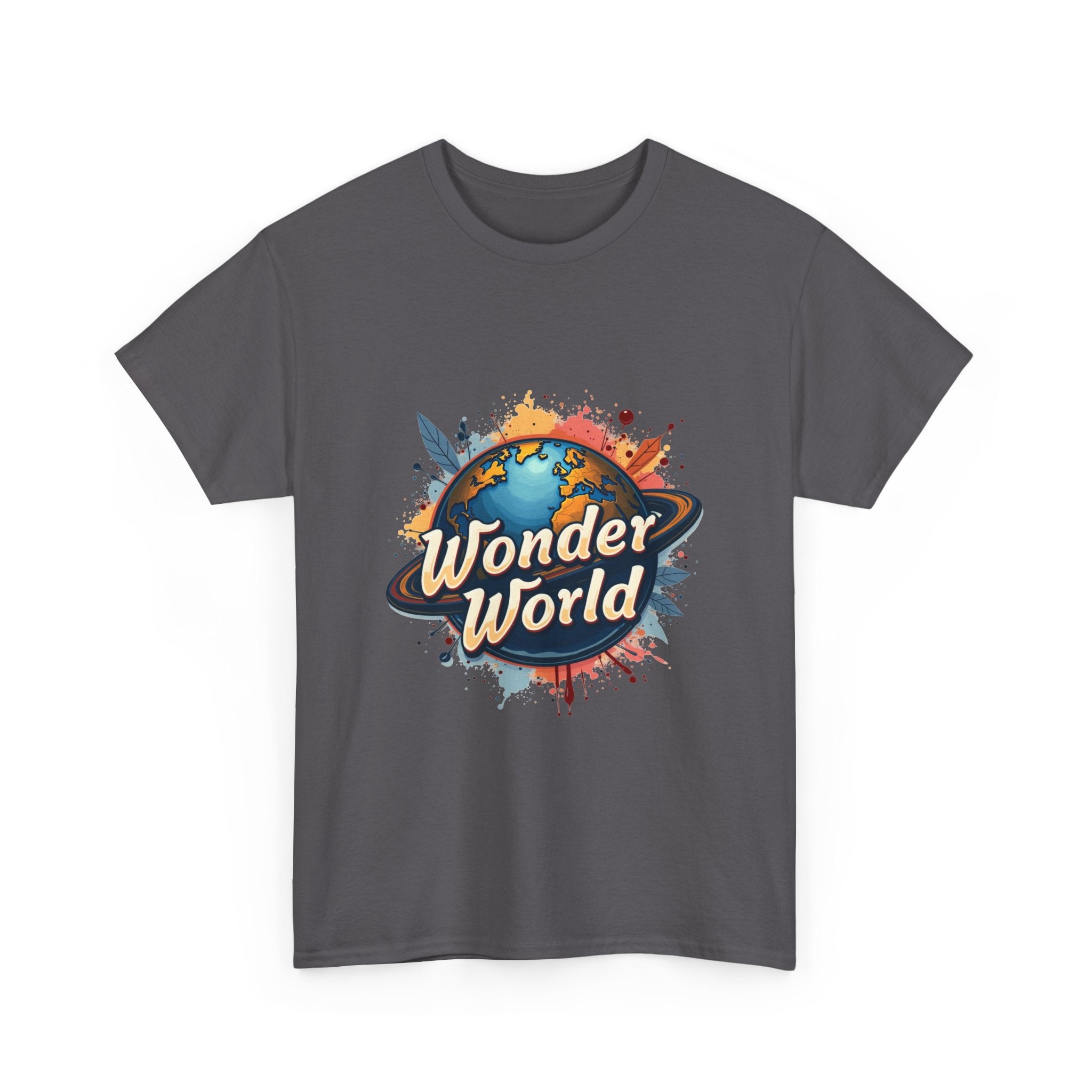 Wonder World Retro Earth Logo T-Shirt