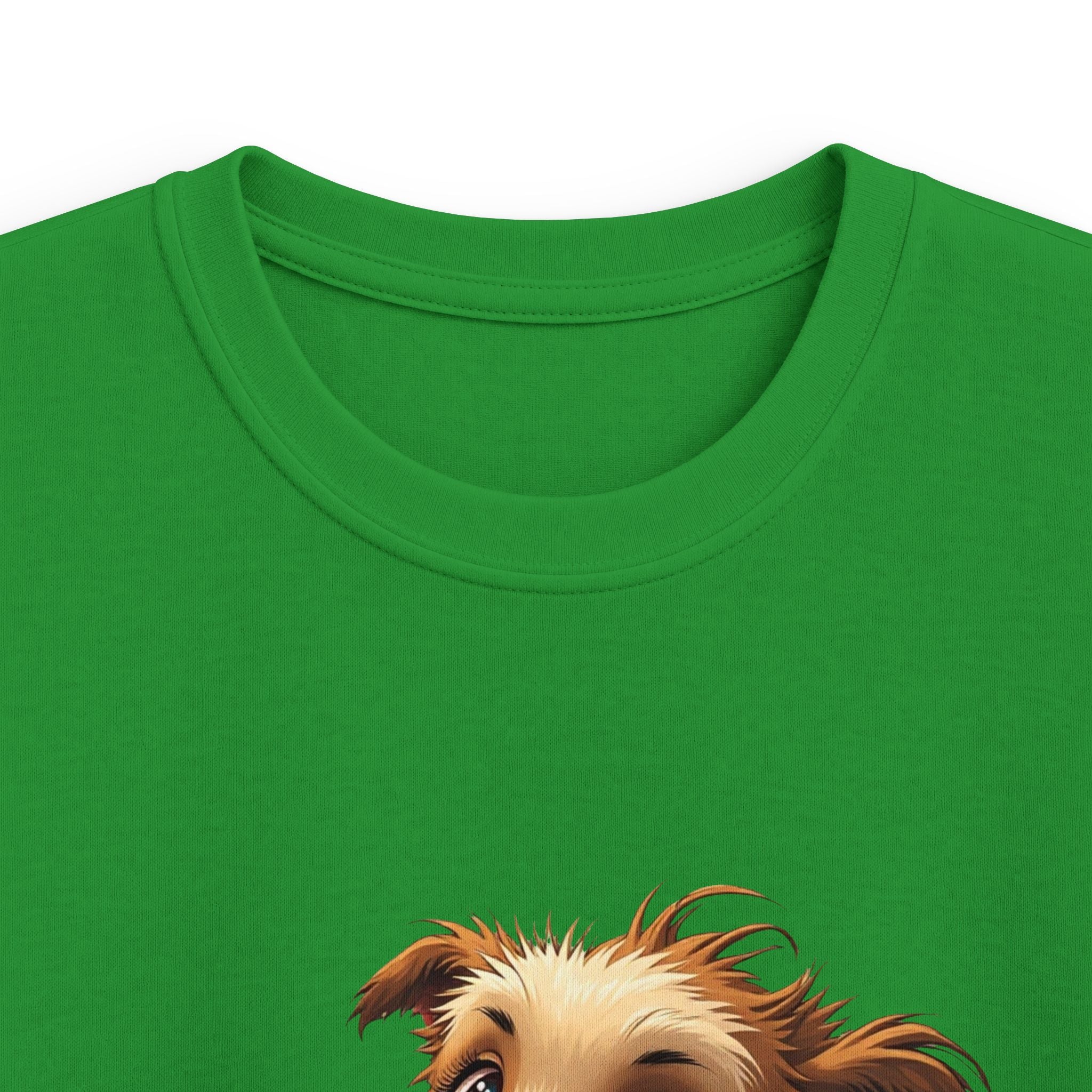Puppy Graphic Cute Happy Dog Shirt for Children