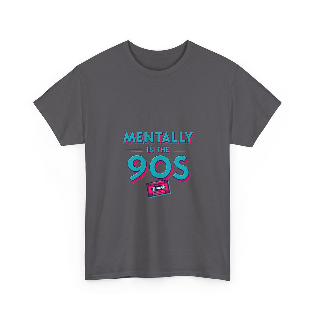 'Mentally in the 90s' Retro Cassette T-Shirt