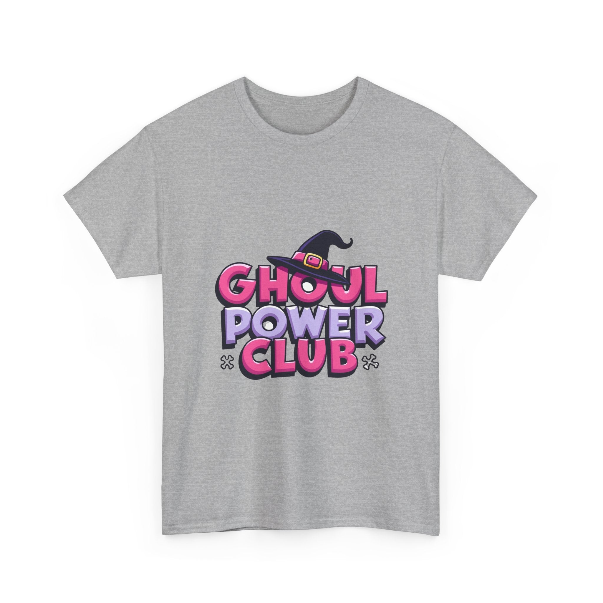 'Ghoul Power Club' Halloween Witch Hat Graphic T-Shirt