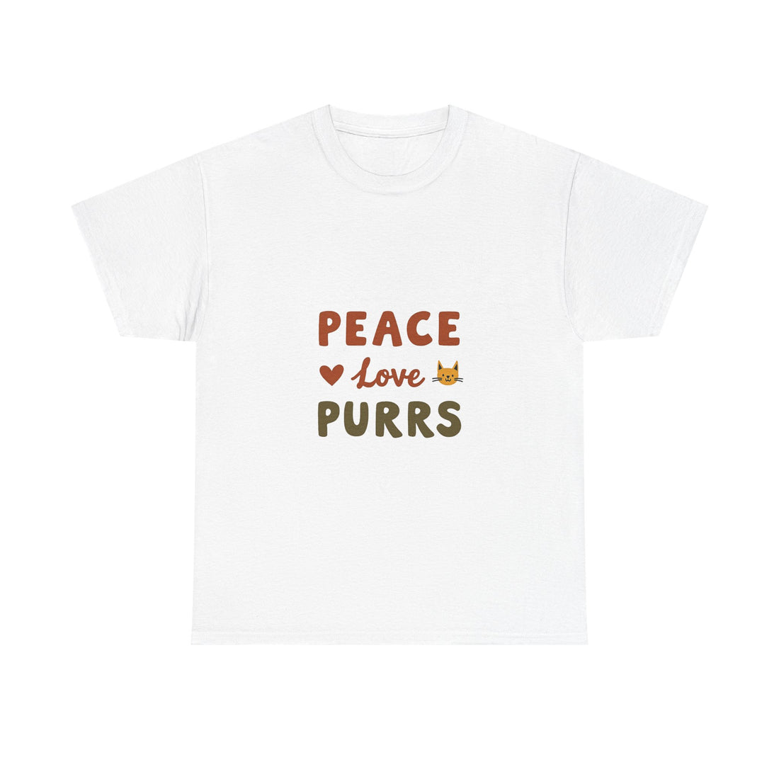 Peace, Love & Purrs T-Shirt