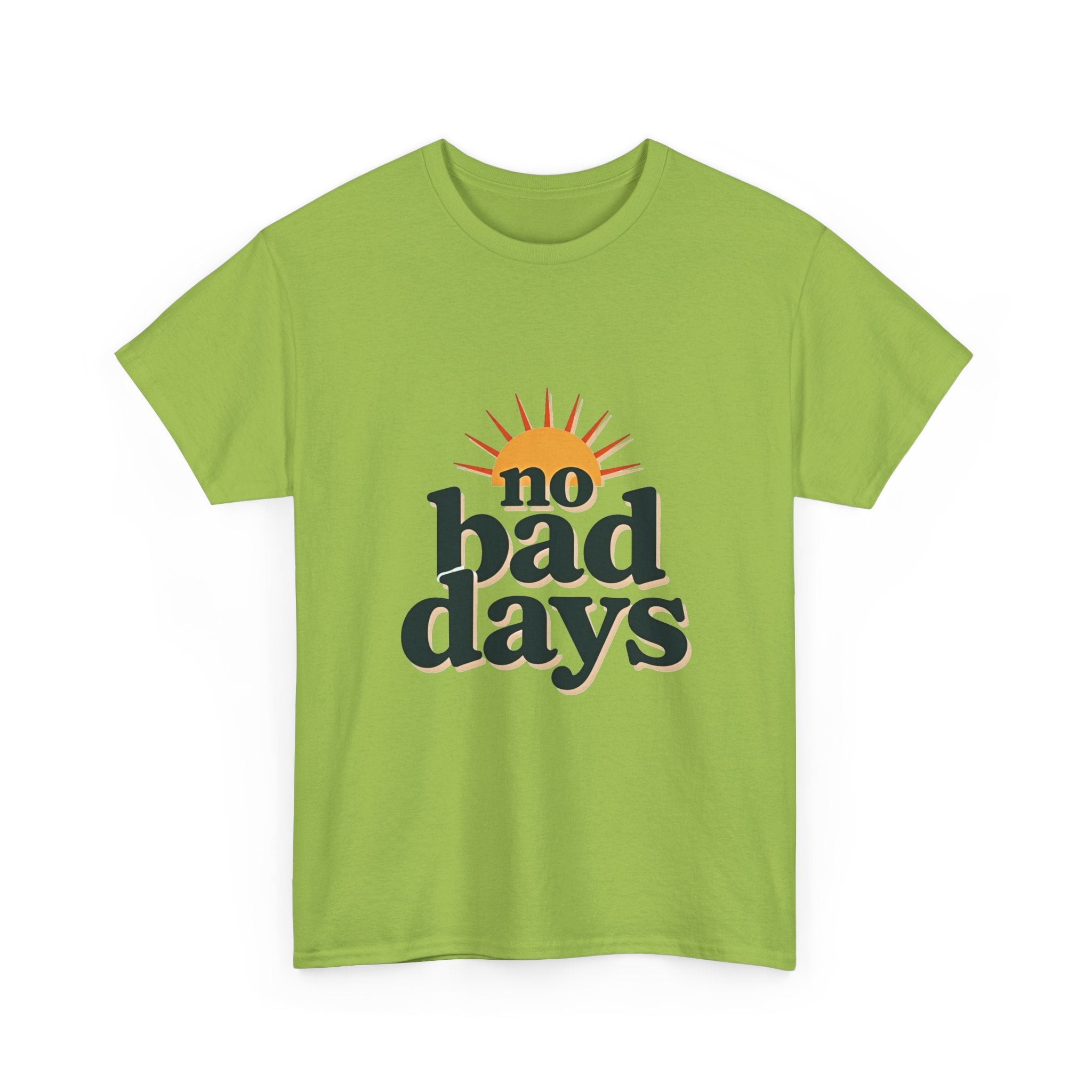 'no bad days'  Vintage Sunrise Positive Vibe T-Shirt