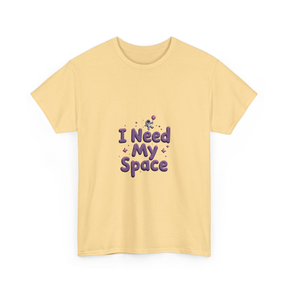 'I Need My Space' Cute Retro Space Graphic T-Shirt