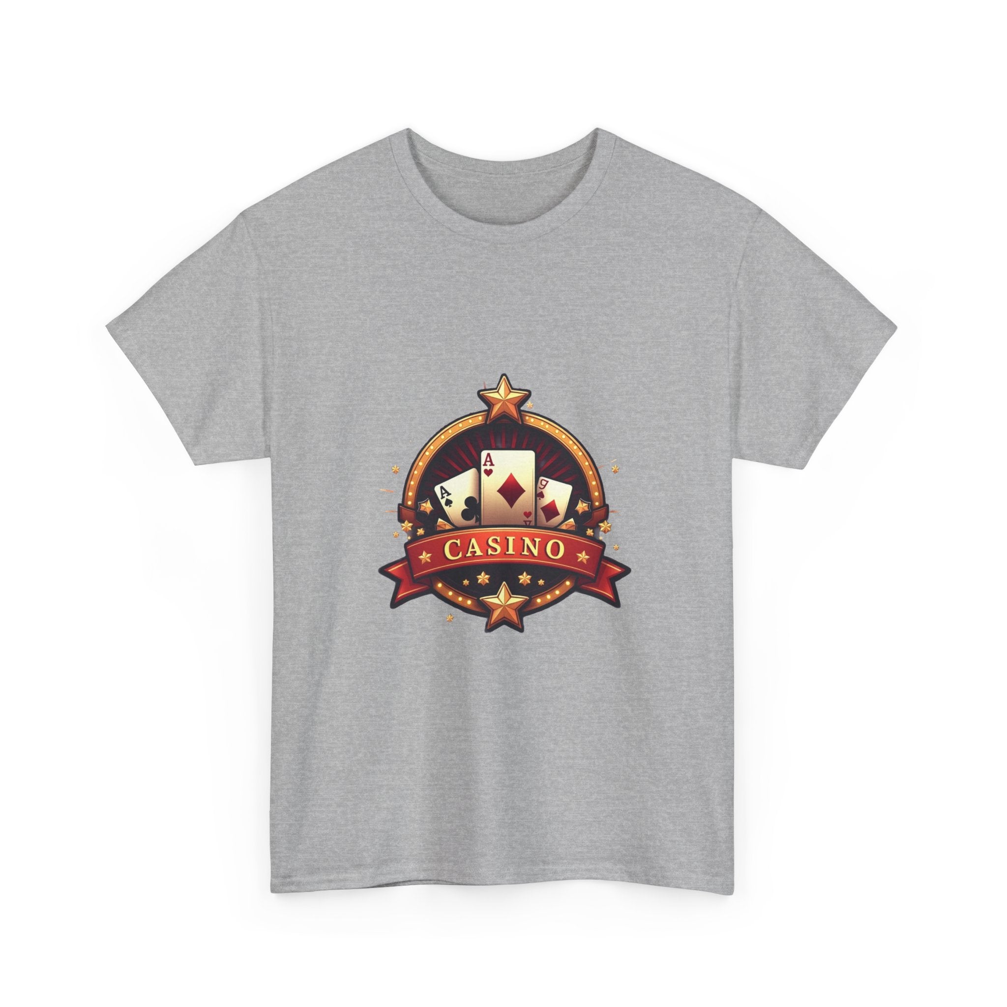 Casino Playing Cards T-Shirt — Vintage Poker Logo Tee