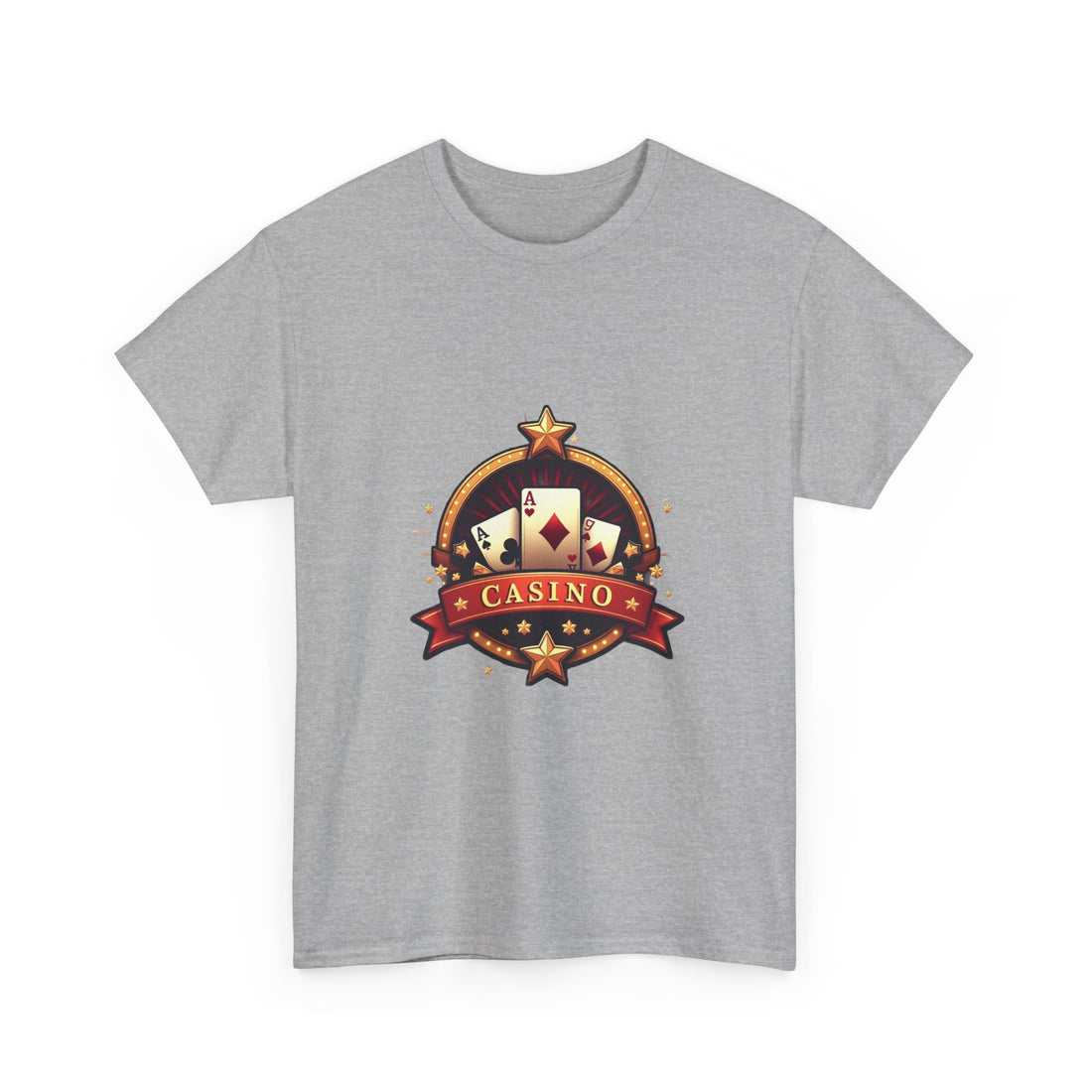 Casino Playing Cards T-Shirt — Vintage Poker Logo Tee