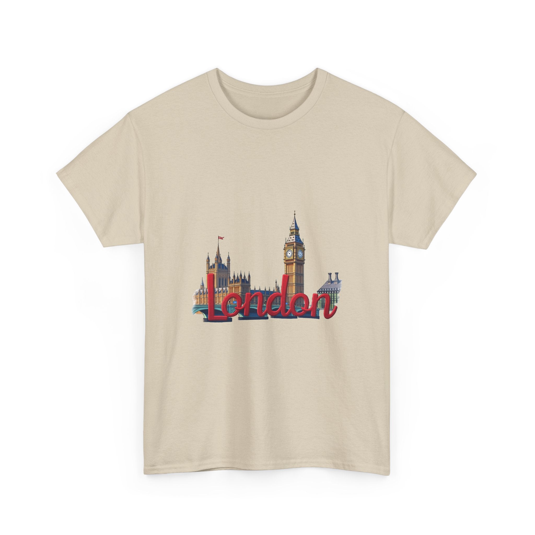 London Skyline Vintage Cityscape Graphic T‑Shirt
