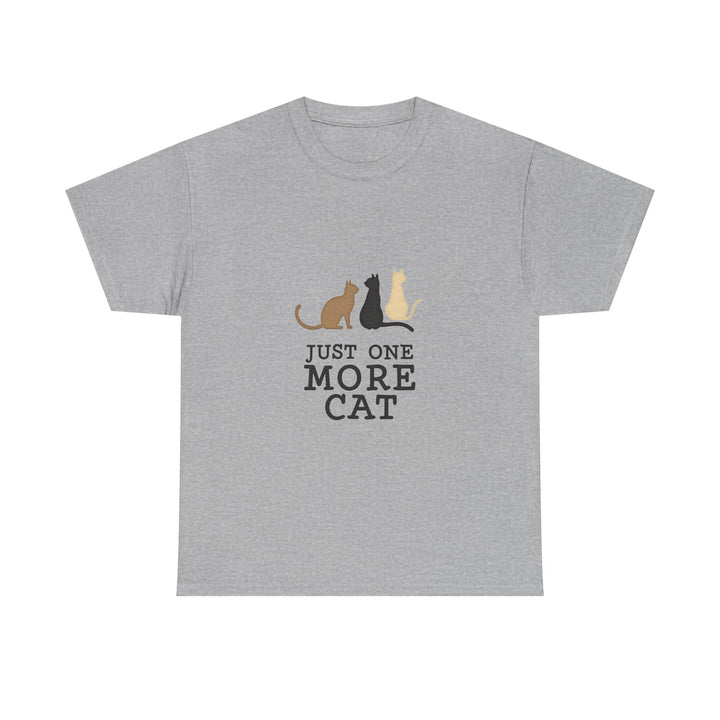 'Just One More Cat' Cute Cat Lover T-Shirt