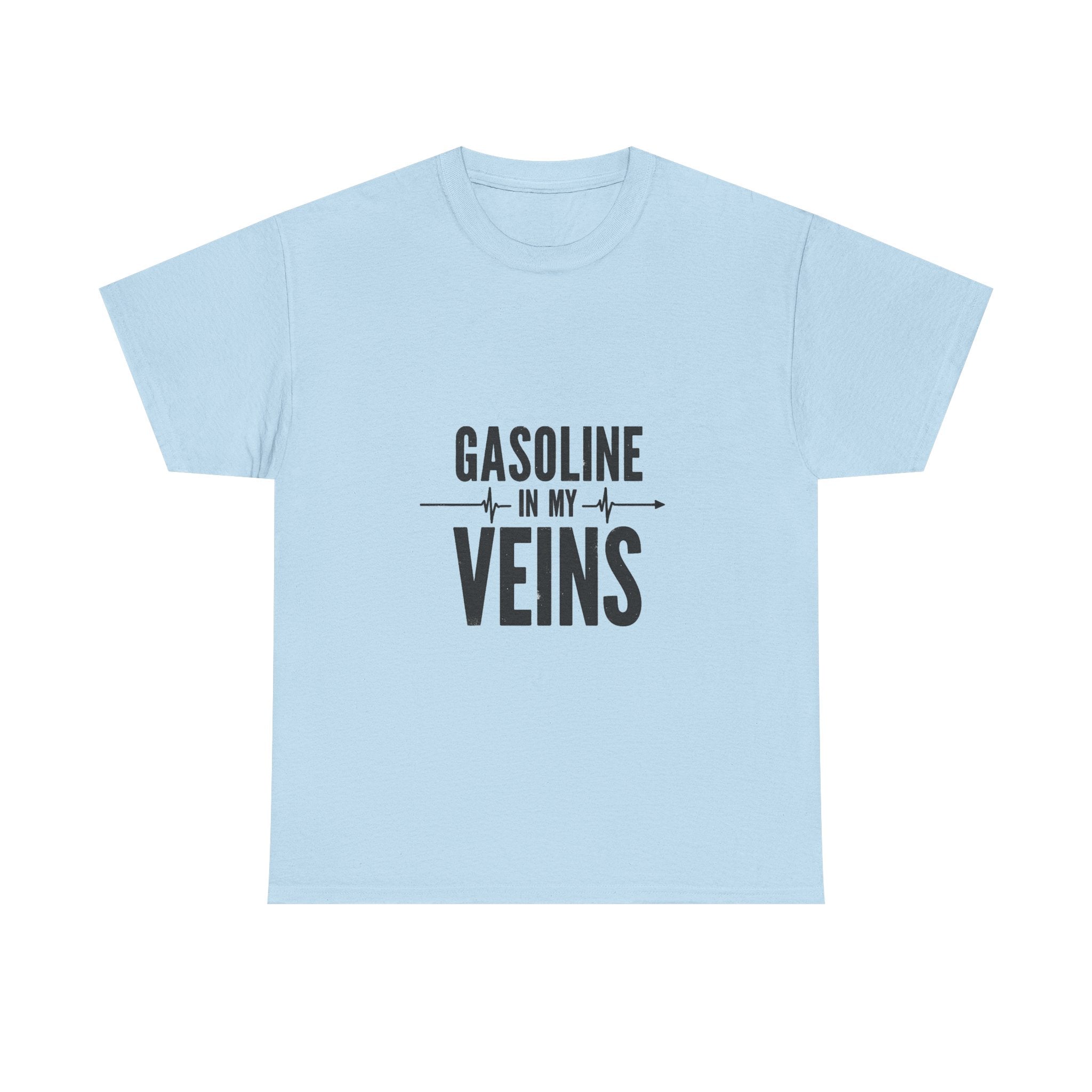 'Gasoline In My Veins' Vintage Mechanic Motorbike T-Shirt