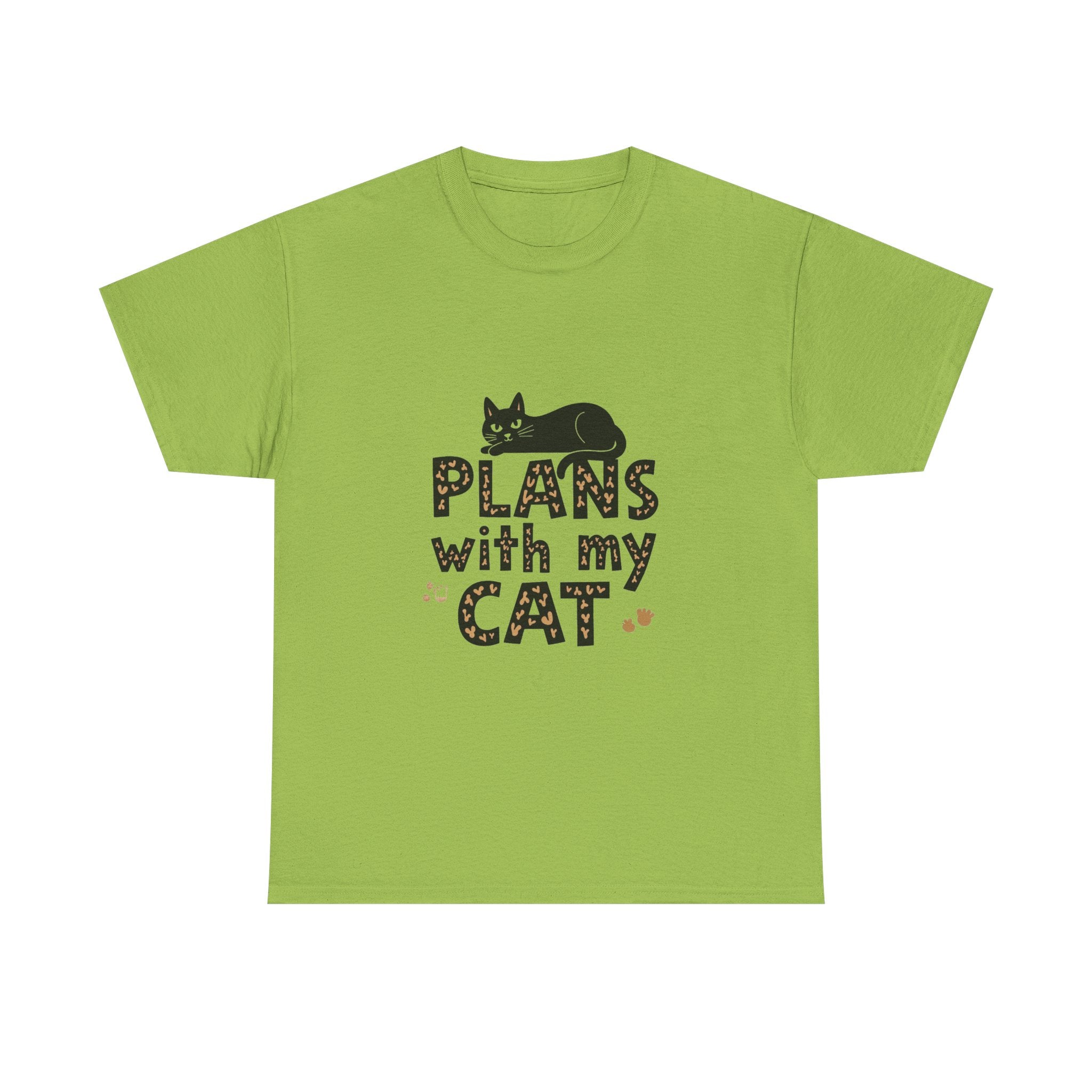 "Plans With My Cat" Graphic T-Shirt