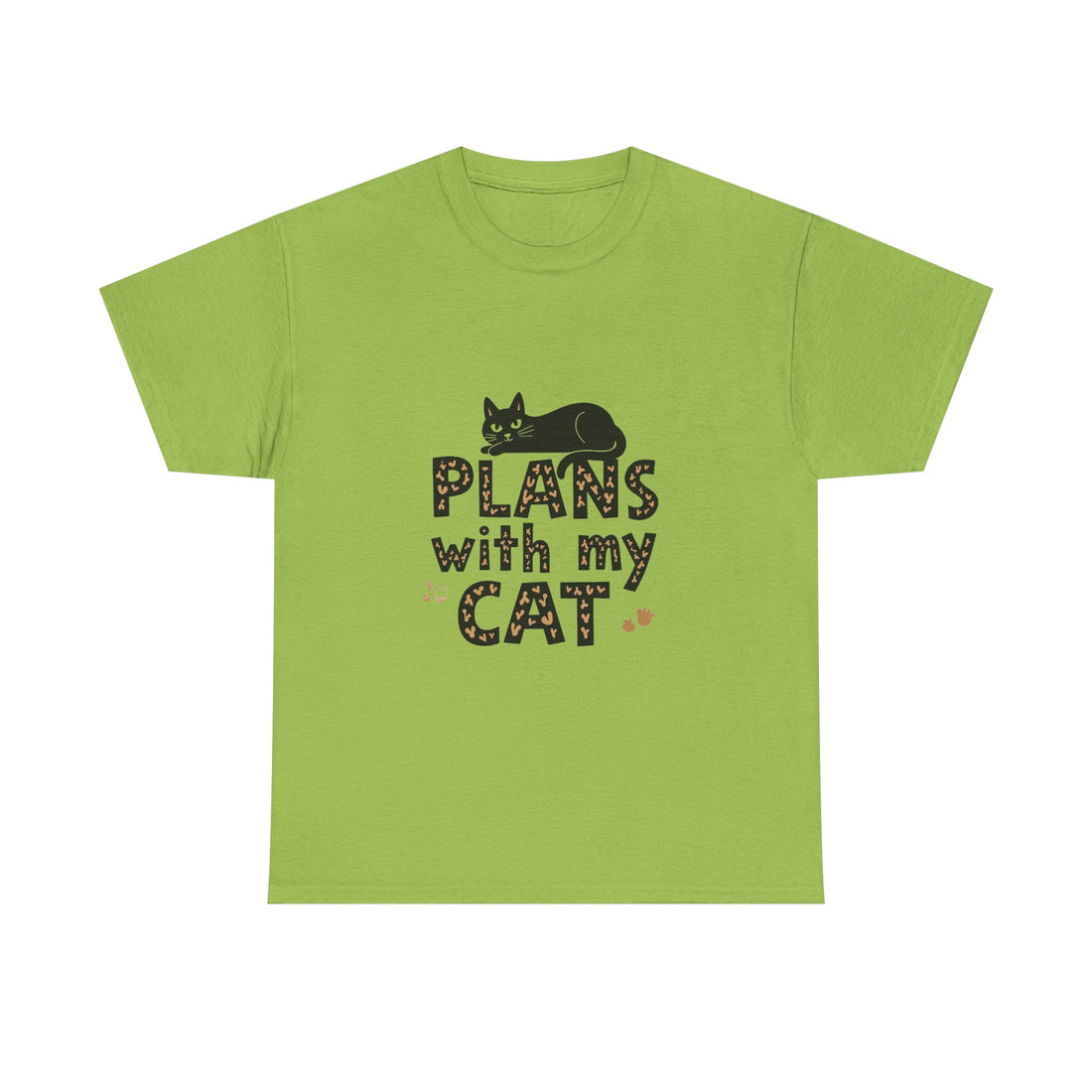 "Plans With My Cat" Graphic T-Shirt