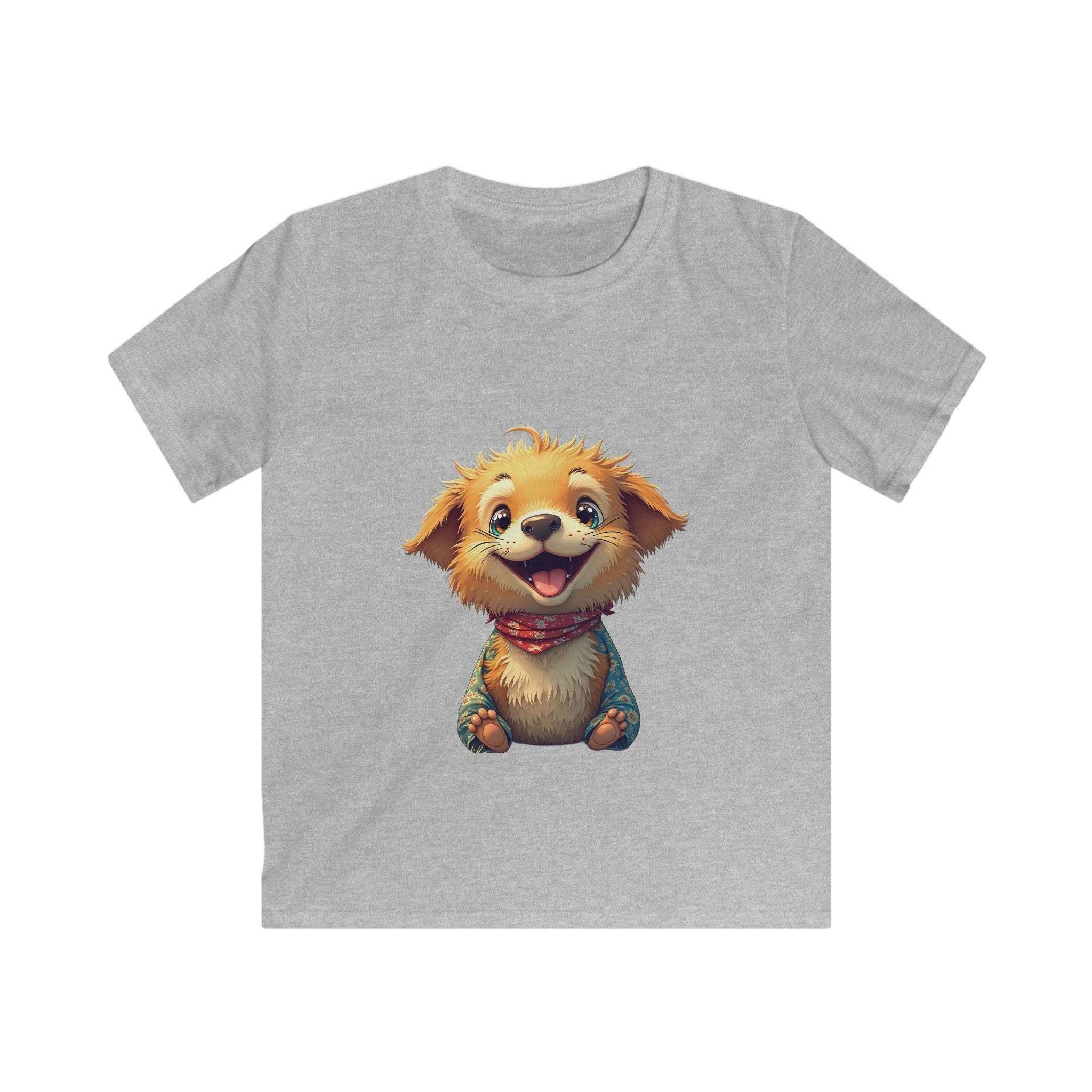 Cute Smiling Puppy Graphic Shirt for Children